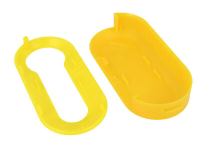 Guscio Cover In Plastica Colore Giallo Per Chiavi Telecomando Senza Lama