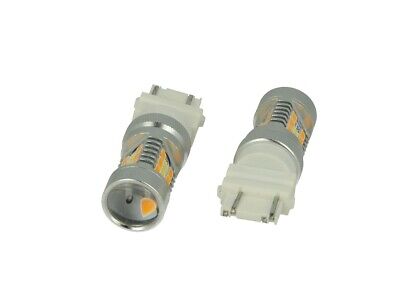Lampada Led T25 3157 P27/7W Dual Color Bianco + Arancione 28 Smd 2835 Luci Frec