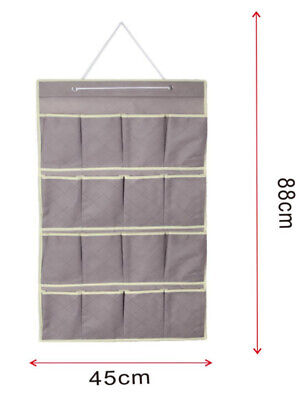 Borsa Portaoggetti da Parete Sacca Portatutto Appendere 16 Tasche 45X88cm