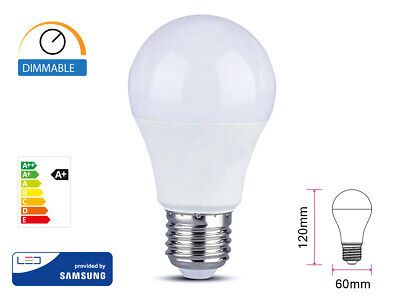 Lampada Led E27 A60 12W 1055 LM Freddo 6400K Dimmerabile Chip Samsung SKU-20185