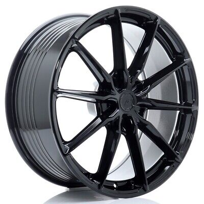 Cerchi JR JR37 21x10 ET10-64 5H BLANK nero lucido