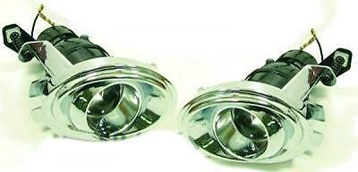 Coppia fendinebbia TUNING Serie3 E46 Serie5 E39 lenticolari chrome per para