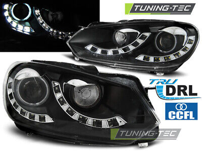 FARI SINGOLI TRUE DRL NERI per GOLF 6 10.08-12