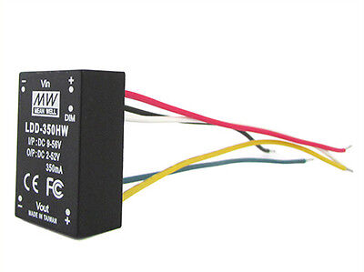 DC/DC Step Down Converter Meanwell LDD-350HW 350mA da DC9-56V a DC2-52V