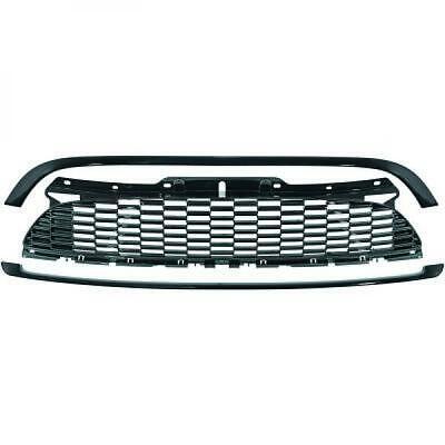 Calandra griglia mascherina TUNING Cooper 2010-2013 Stile JCW nera lucida