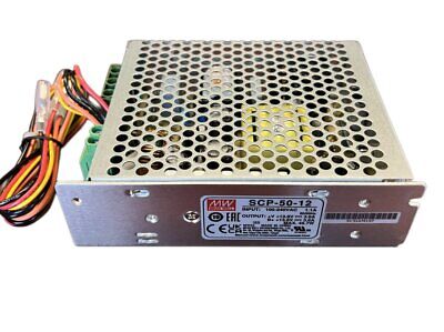 MeanWell SCP-50-12 Alimentatore 50W 12V 3,6A IP20 Input 220V 110V