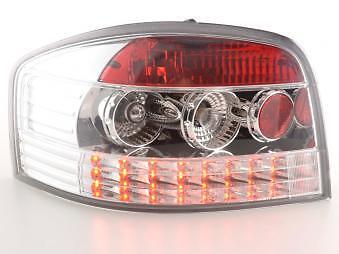Coppia Fari Fanali Posteriori Tuning LED A3 (8P) 03-05 cromato