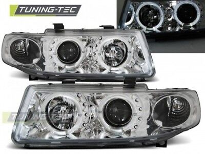 Faro Fanale Tuning LEON / TOLEDO 04.99-08.04 ANGEL EYES Cromato