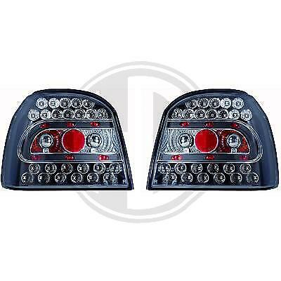 Coppia Fari Fanali Posteriori Tuning GOLF 3 09.91-08.97 Nero LED