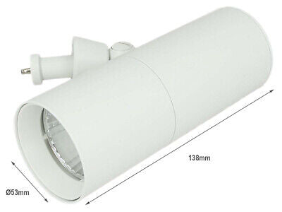 Faro Led Da Binario Trifase 20W 2000LM Carcassa Bianca 4000K CRI 80 UGR 16