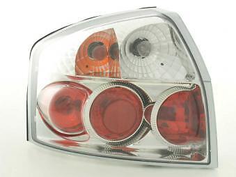 Coppia Fari Fanali Posteriori Tuning A4 Berlina (8E) 01-04 cromato