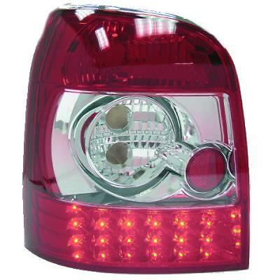 Coppia fari fanali posteriori TUNING A4 AVANT, 94-00 vetro trasparente LED rosso