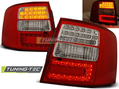 FANALI POSTERIORI A LED ROSSO BIANCO per A6 05.97-05.04 AVANT