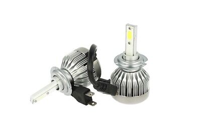 Kit Full LED Lampade lampadine fari Cob H7 20W 12V 24V Bianco 6000K 2000 lumens