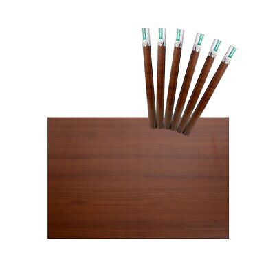 6 Rotoli Carta Adesive Per Mobili 45X200cm Legno da Parati Autoadesive