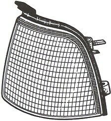 Freccia anteriore dx 80 86-94 bianco no portalampada