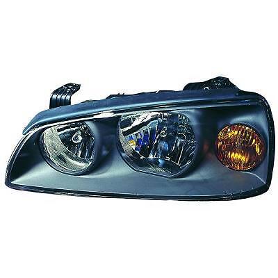 Faro fanale anteriore Sinistro ELANTRA, 03->> nero, per reg. el. (motorino non i