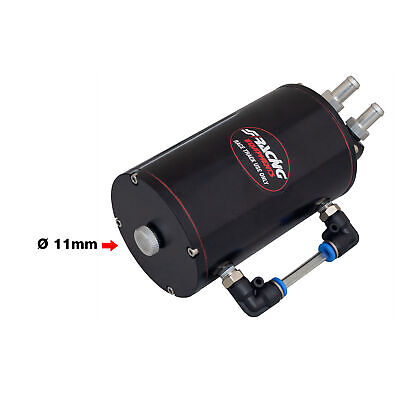 Decanter Universale Canister Recupero Vapori OLIO Serbatoio ALLUMINIO "NERO"