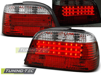 LED BAR TAIL LIGHTS RED WHIE fits E38 06.94-07.01