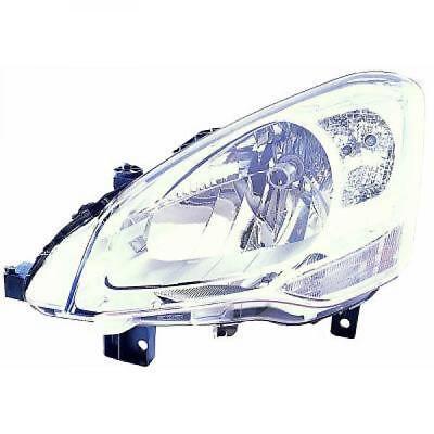 Faro fanale anteriore sinistro PARTNER 2008-04/2012 VALEO H4 con motori