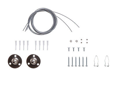 Kit Staffe Fissaggio a Sospensione Per Plafoniere Impermeabili Tri Proof