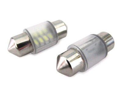 Lampadina Led Micro Siluro T11 28mm 12V 1W Bianco Freddo Per Luci Di Cortesia