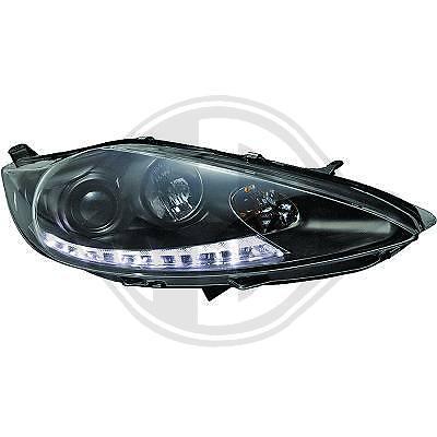 COPPIA Fari Fanale Anteriori Dayline LED Fiesta Mk7 (JA8) 2008 > 2012 Neri
