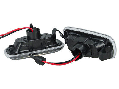 Kit Freccia Laterale a Led Side Marker Lente Trasparente Luce Bianco Per A