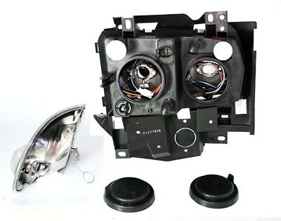 Coppia Fari Fanali Anteriori Tuning Angel Eyes Set Fari per T4 Neri