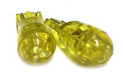 Coppia 2 Lampade Led T10 Con 3 F3 Colore Giallo Yellow 12V 0,2W <p> Attacco:T10