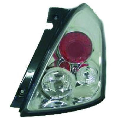 Coppia fari fanali posteriori TUNING SWIFT 05-10 cromati 3/5 pt