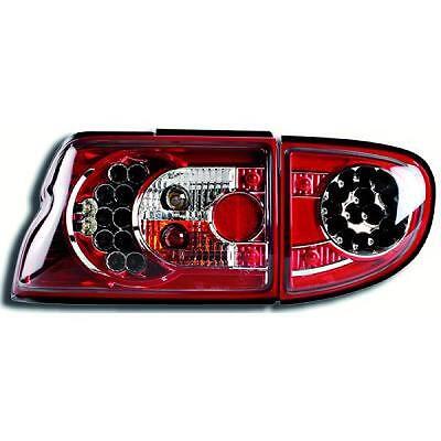 Coppia fari fanali posteriori TUNING ESCORT 95-00 LED rosso 3/5 porte