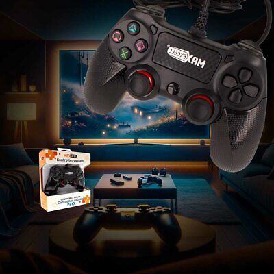 Joystick per PS4 USB 2.0 Gaming Plug N Play Controller da Gioco Computer Fisso