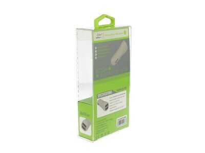 Caricabatteria Alimentatore Da Auto Con Doppio Porte USB 5V 1A e 2,1A Per