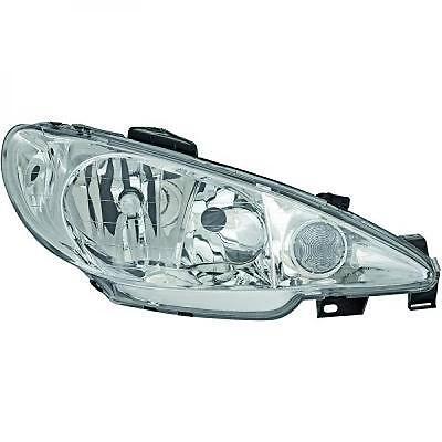 Faro fanale anteriore Destro 206 98-05 DEPO H7+H7 per reg elettrica