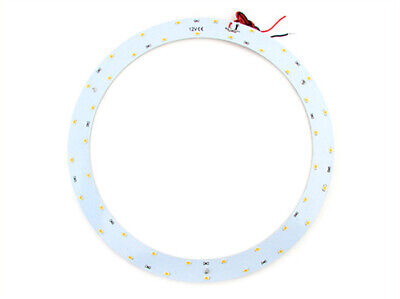 Led Plate Anello Circolare DC 12V 21W Bianco Freddo 42 Smd 5730 Diametro 310mm