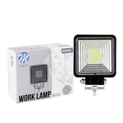 Faro di Lavoro M-TECH ECONO 4" 49xSMD3030 - Square 49W 10-30V Flood
