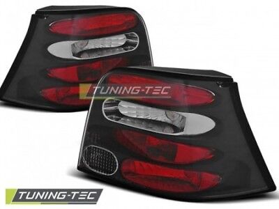 Coppia Set Fari Fanali Posteriori Tuning GOLF 4 09.97-09.03 Nero