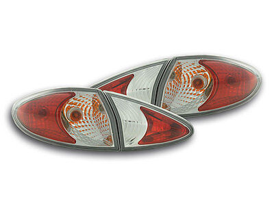 Coppia Set Fari Fanali Posteriori Tuning 147 (937) 1997> cromato 4 pz