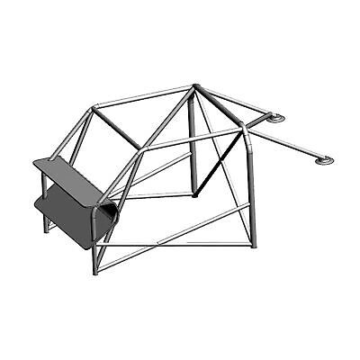 AB/100/255 AB/100/255Roll bar per LEON 5 porte >09/05 Punti: 6 b