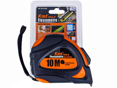 Flessometro Metro Professionale 10M Larghezza 25mm Autobloccante <ul><li>Metro