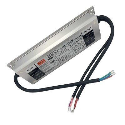 MeanWell ELG-200-24B-3Y Alimentatore Dimmerabile 0-10V PWM Resistenza IP67 200W
