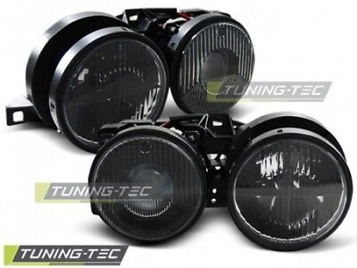 Coppia Set Fari Fanali Anteriori Tuning E30 11.82-06.94 Nero