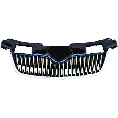 Calandra Griglia Mascherina ROOMSTER 06-10 e FABIA 07-10 cromata nera
