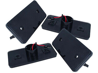 Kit 4 Frecce Laterale a Led Side Marker Lente Nero Fume Luce Arancione