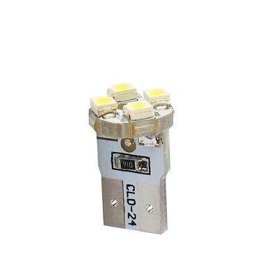 LOTTO DI 10 PEZZI Diodo LED L069 W5W 4xSMD3528 bianco