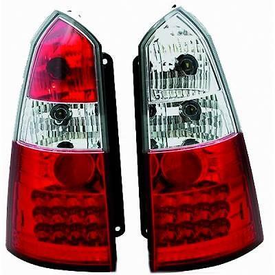 Coppia fari fanali posteriori TUNING FOCUS 98-04 LED Wagon rosso bianco
