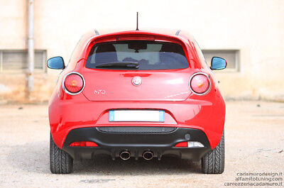 MiTo Diffusore posteriore verniciato nero opaco (compatibile)