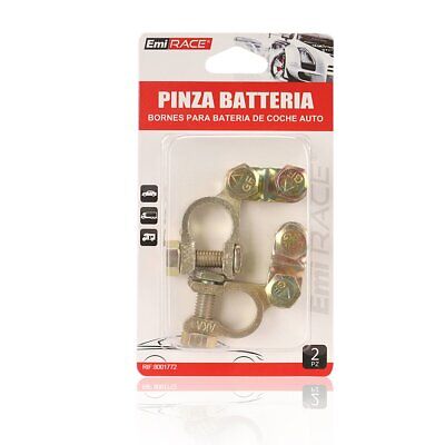 Coppia Morsetti Terminali Batteria Auto <ul><li>I della sono realizzati