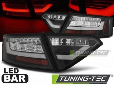 Coppia Fari Fanali Posteriori Tuning A5 07-06.11 COUPE Nero LED BAR x fari aloge